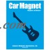Electric Guitar Car Magnet Black   